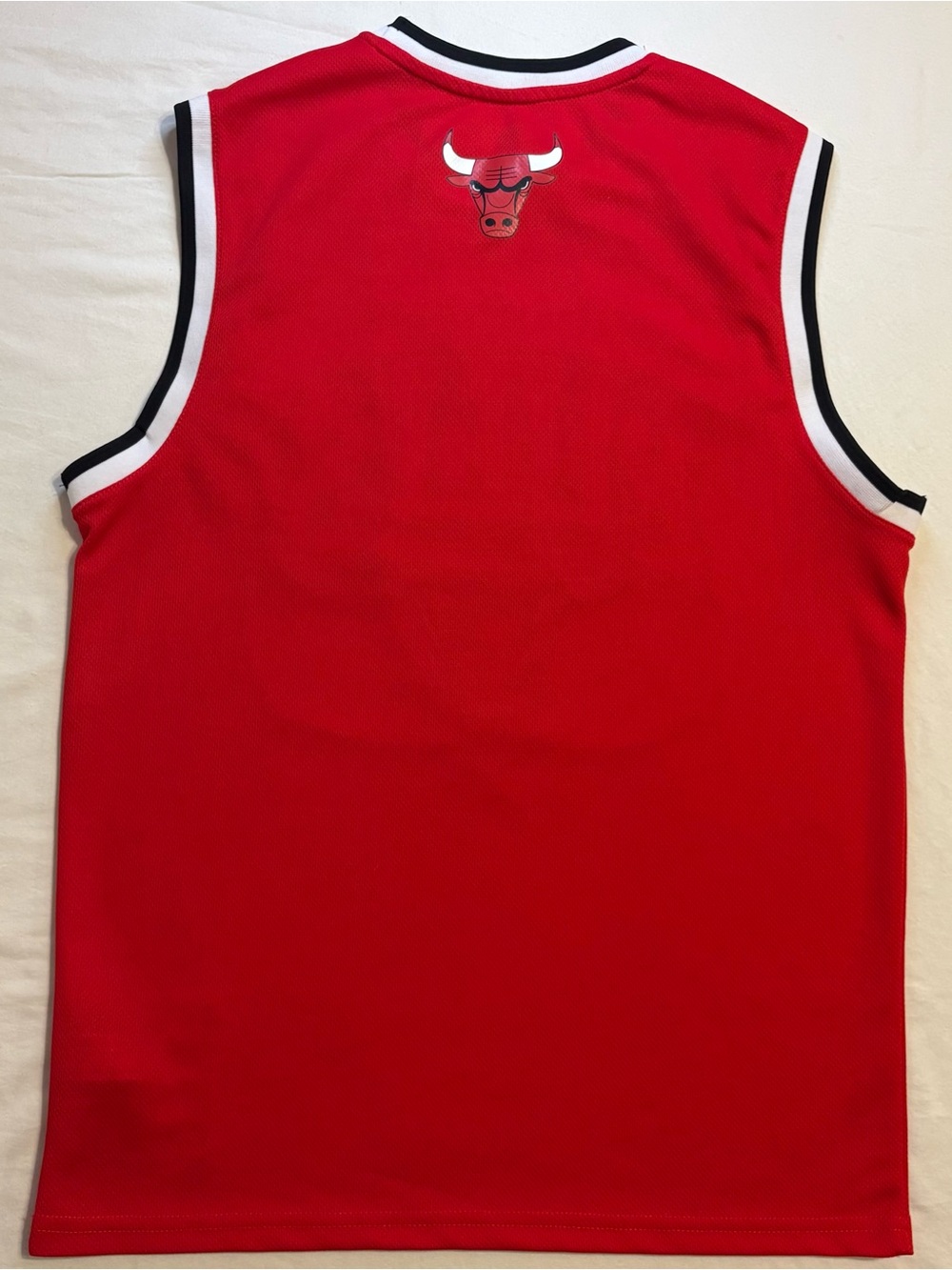 NBA Chicago Bulls Red Sleeveless Basketball Jersey Red/Black/White size S - Picture 6 of 12